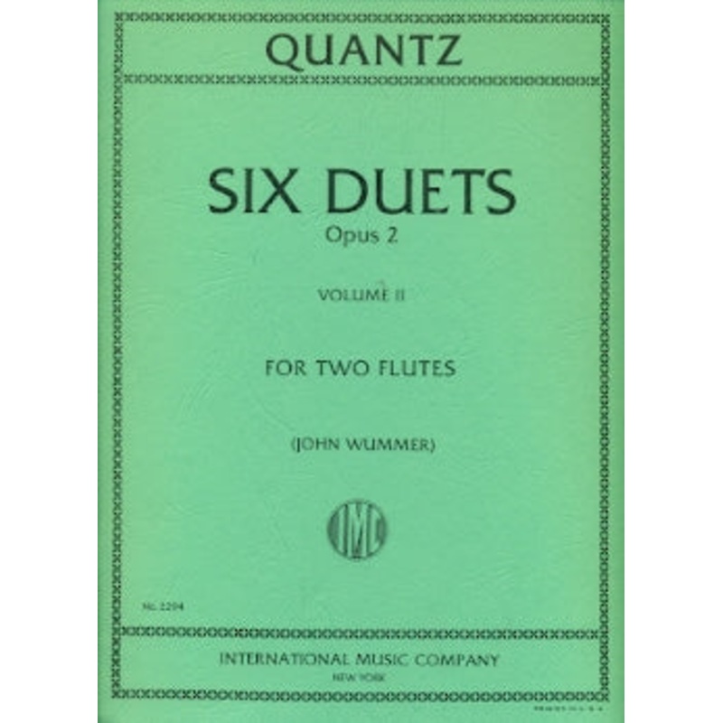 Six Duets, Op. 2 – Volume 2