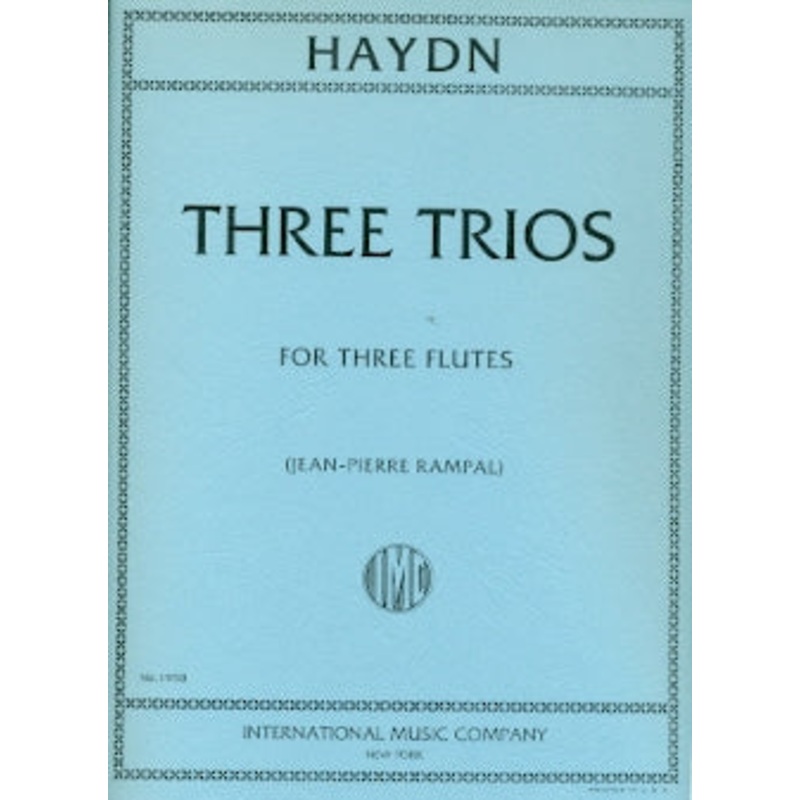 Three Trios (Three Flutes)