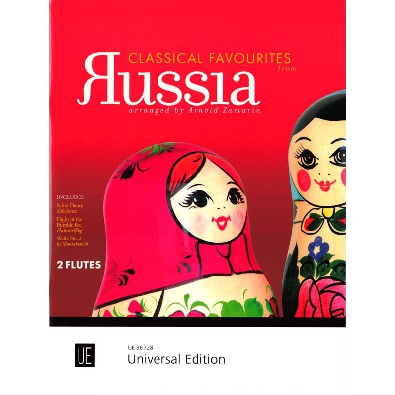 Classical Favourites from Russia (Two Flutes)