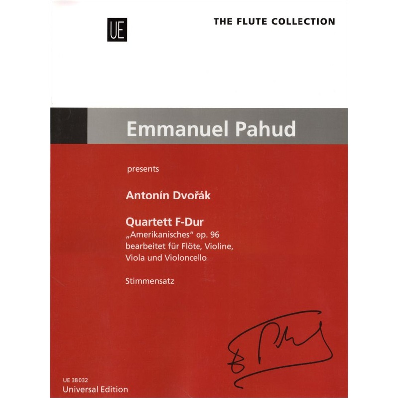 Quartet in F Major Op. 96 American (Flute, Violin, Viola, Cello)