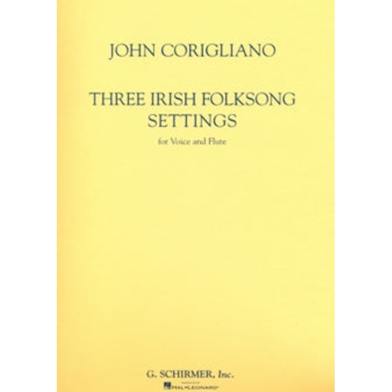 Three Irish Folksong Settings (flute and voice)