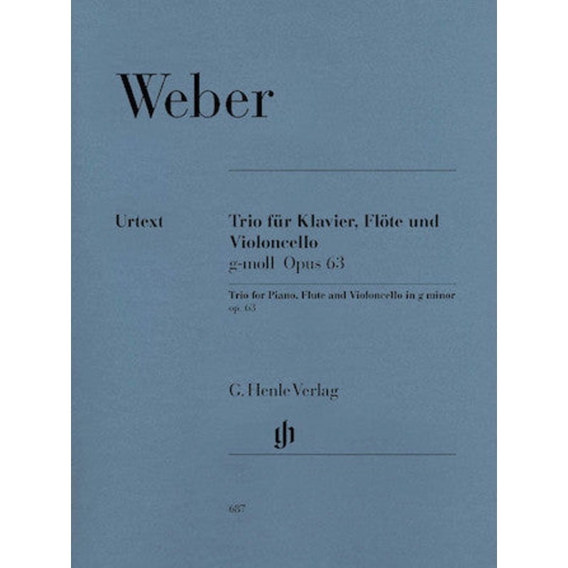 Trio in G minor Op. 63 (Flute, Cello, and Piano)