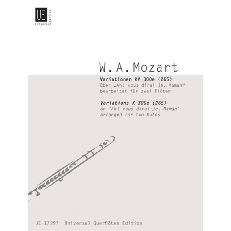 Variations on Ah! Vous dirai-je, Maman (Two Flutes)