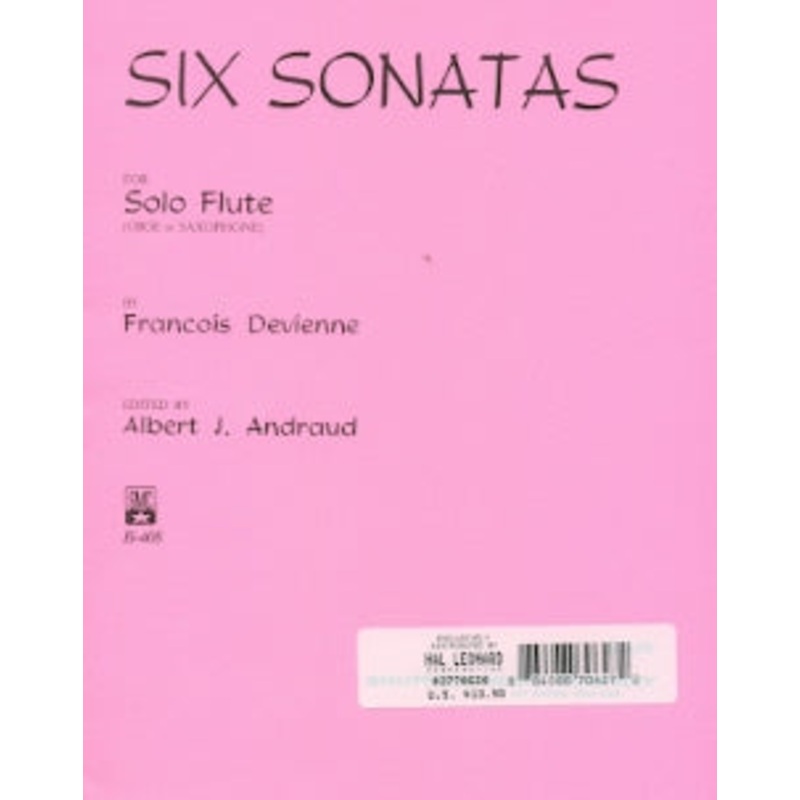 6 Sonatas (Flute Alone)