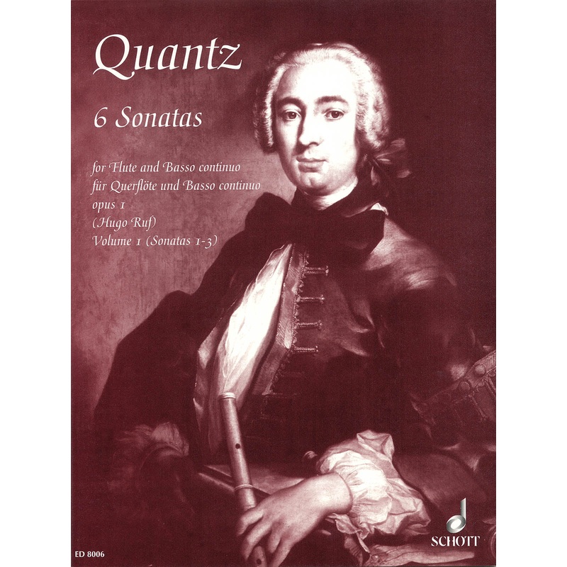 6 Sonatas Op. 1 – Volume 1, No. 1-3 (Flute and Piano)