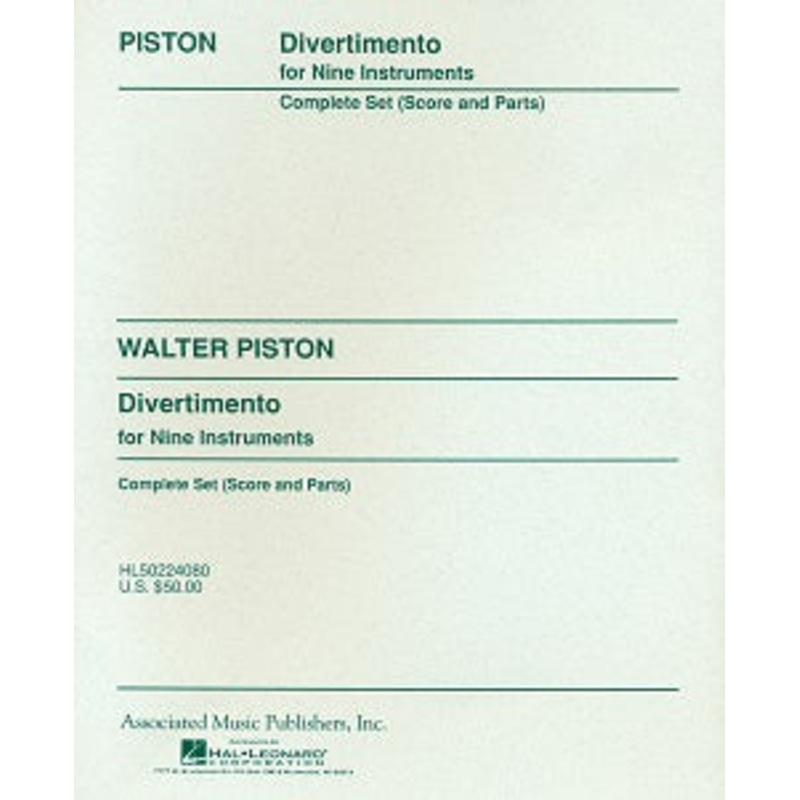 Divertimento for 9 Instruments (1946)