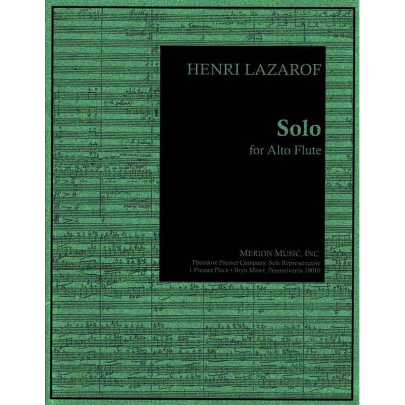 Solo For Alto Flute