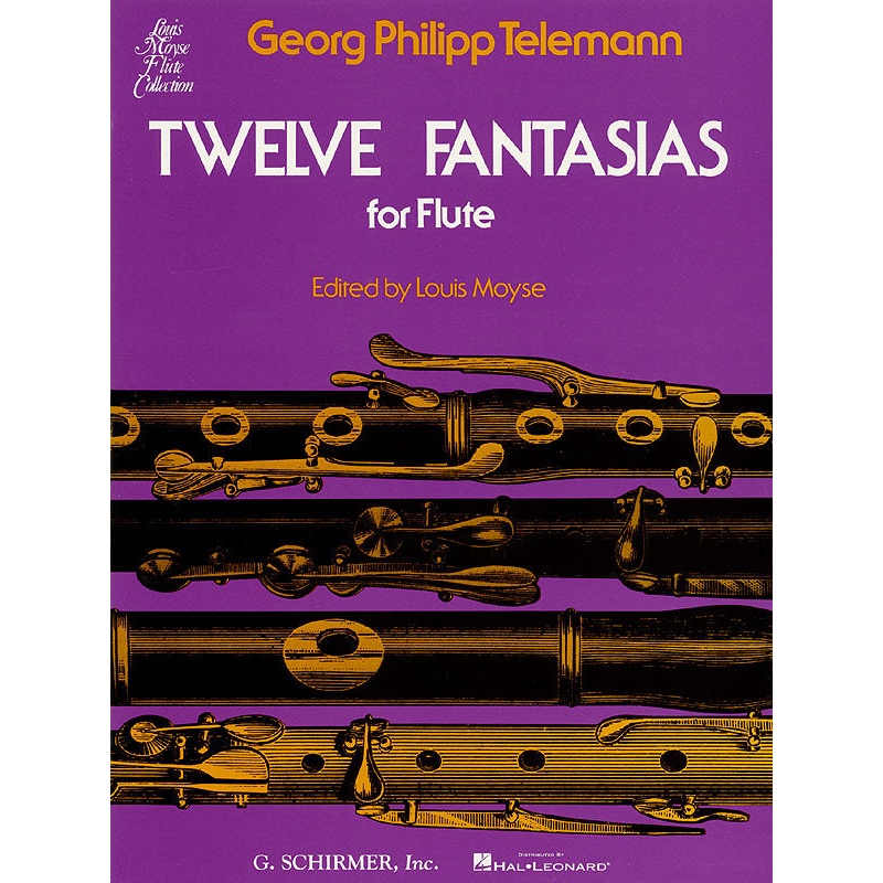 12 Fantasias, TWV 40:2-13 (Flute Alone)