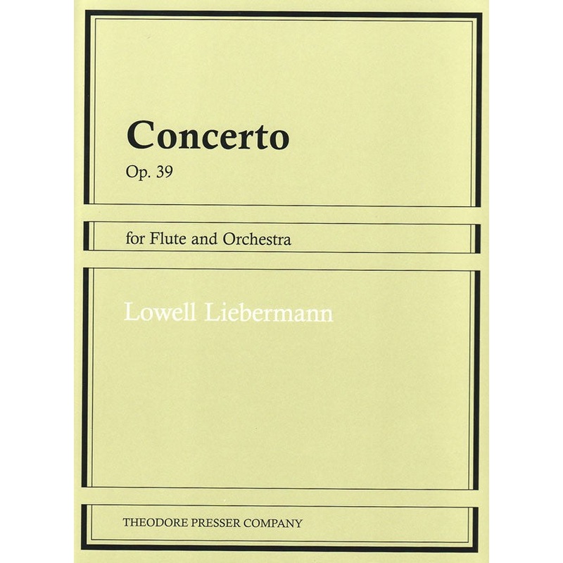 Concerto for Flute and Orchestra, Op. 39 (Flute and Piano)