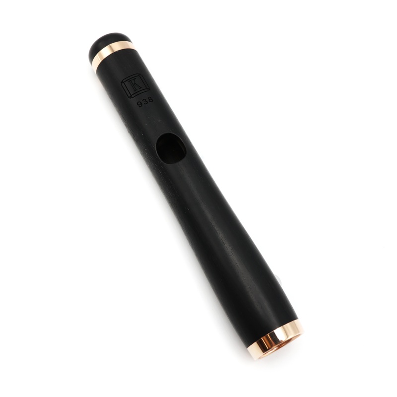 Keefe Piccolo Headjoint #938 – Grenadilla wood, 14K gold rings, sleeves, and tenon, Classic cut