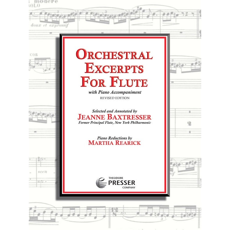 Orchestral Excerpts for Flute (Baxtresser)