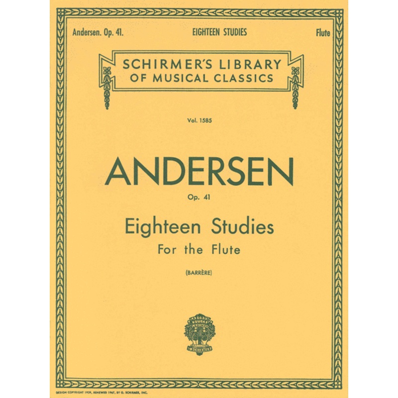 18 Studies for Flute, Op. 41 (Studies and Etudes)