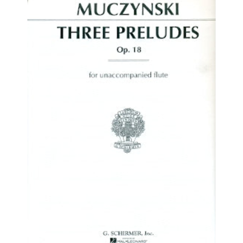 3 Preludes, Op. 18 (Flute Alone)