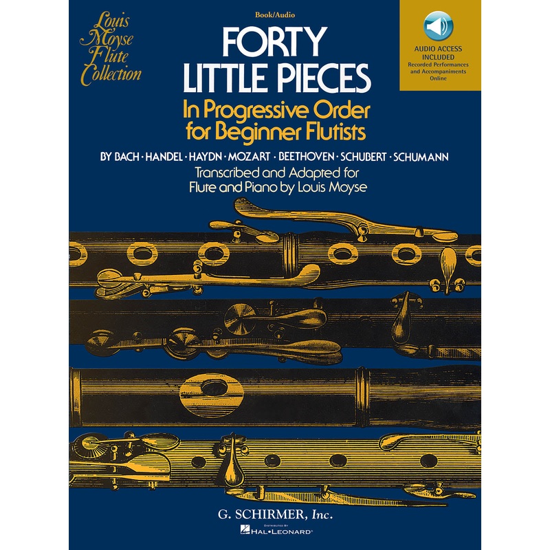 40 Little Pieces (Flute and Piano with Audio Tracks)