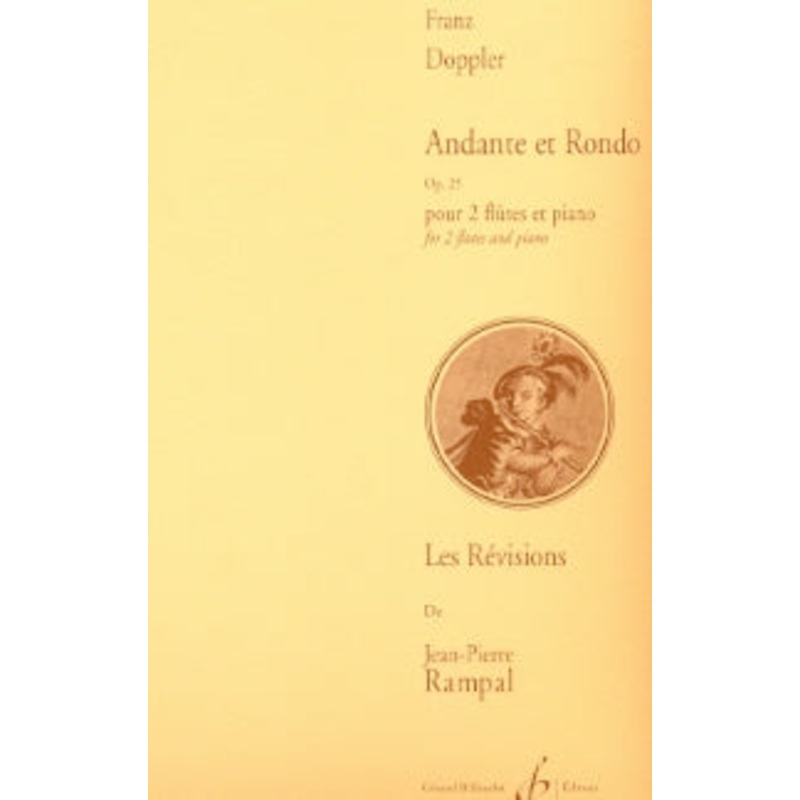 Andante Et Rondo, Op. 25  (2 Flutes and Piano)