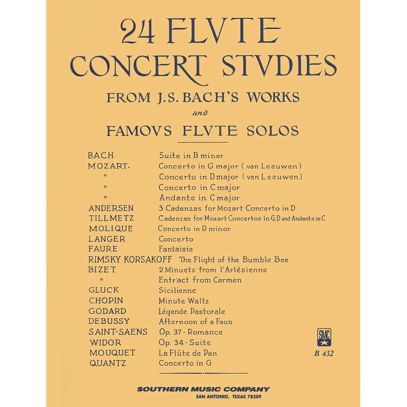 24 Flute Concert Studies (Flute Alone)
