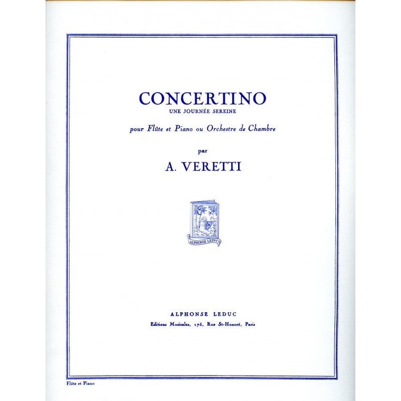Concertino (Flute and Piano)