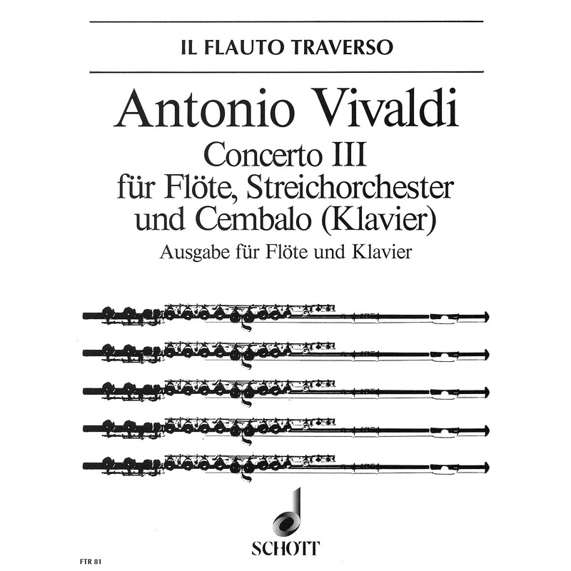 Concerto No. 3 in D Major, Op. 10 (RV 428/PV 155) Il Cardellino (Flute and Piano)
