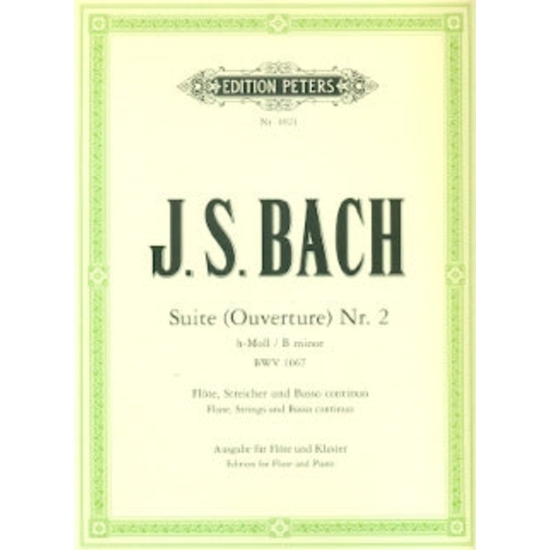 Suite No. 2 in B Minor, BWV 1067 (Flute and Piano)