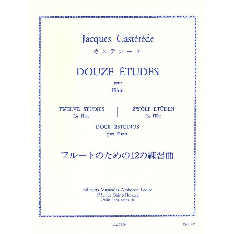 12 Etudes for Flute
