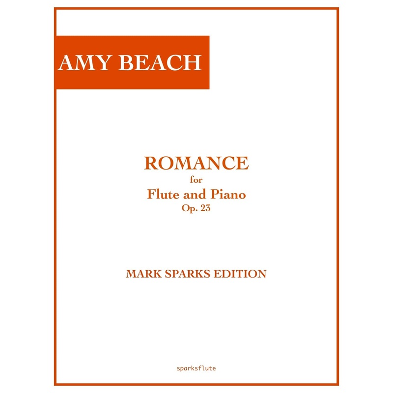 Amy Beach: Romance Op.23 (Flute and Piano)