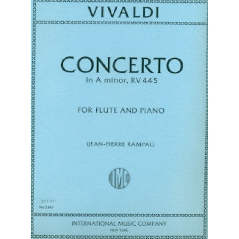 Concerto in A minor, RV 445 (Piccolo and Piano)