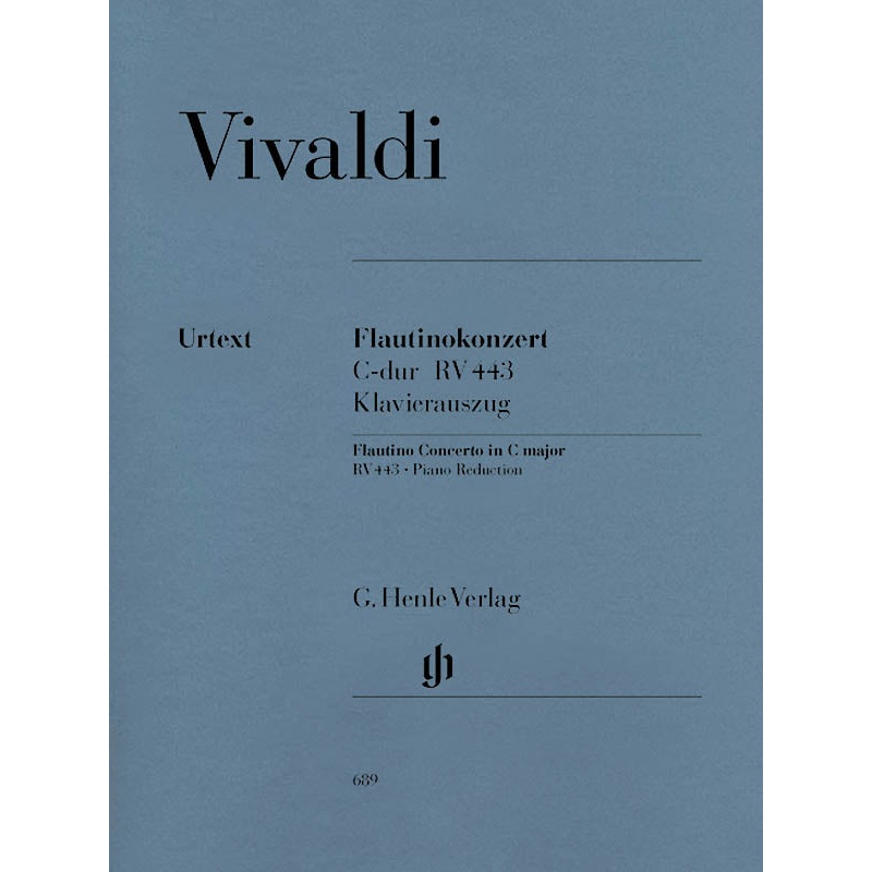 Concerto in C Major, RV 443 – Urtext (Piccolo and Piano)