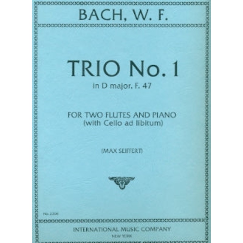 Trio No. 1 in D Major, F. 47 (Two Flutes)