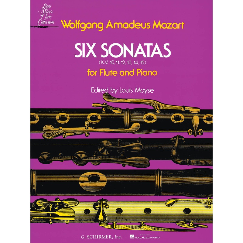6 Sonatas, KV 10-15 (Flute and Piano)