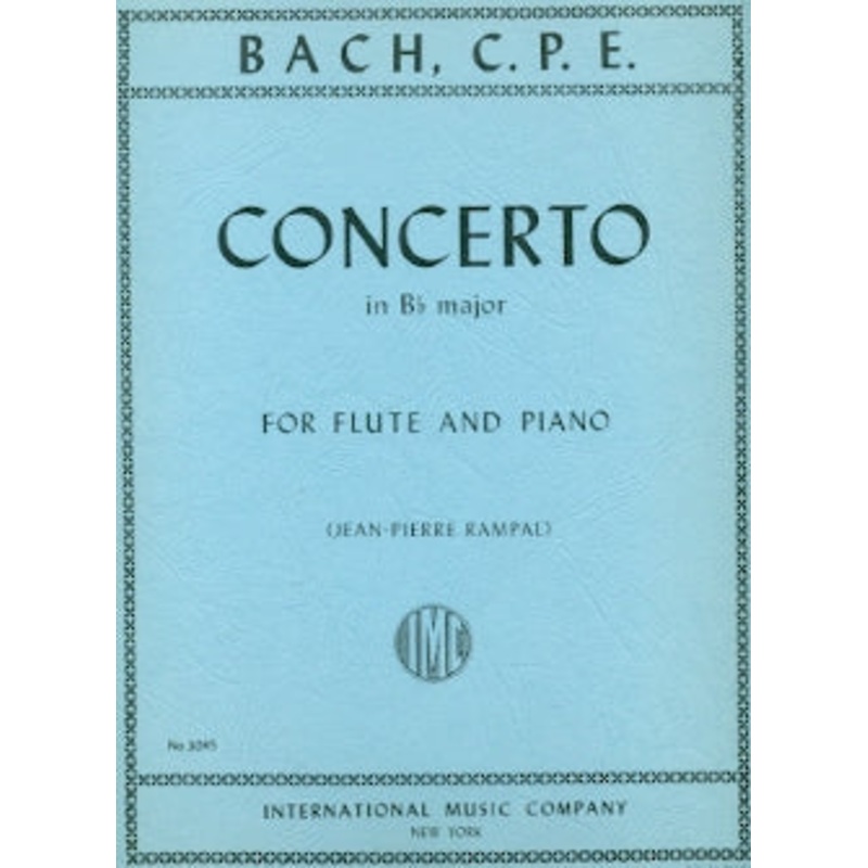 Concerto in B-flat Major (Flute and Piano)