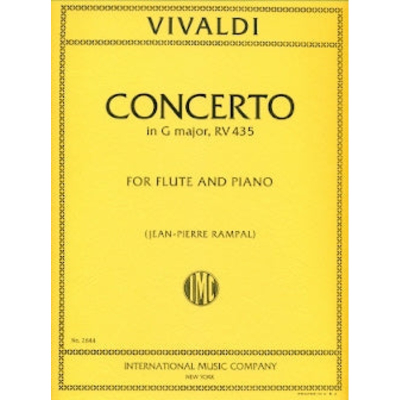 Concerto in G Major, RV435 (Flute and Piano)
