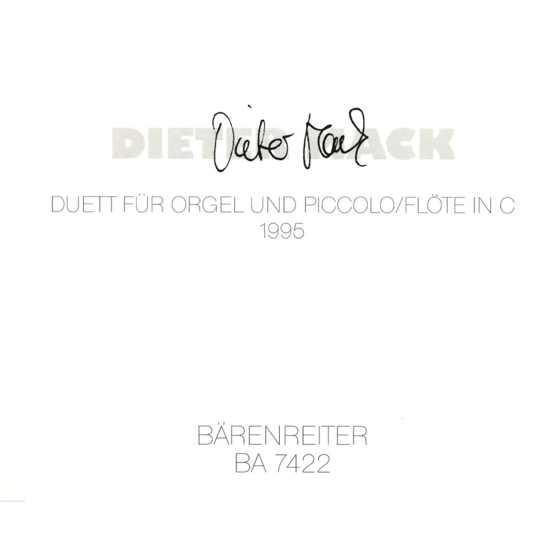 Duett (Piccolo and Piano)