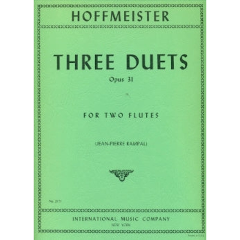 Three Duets, Op. 31