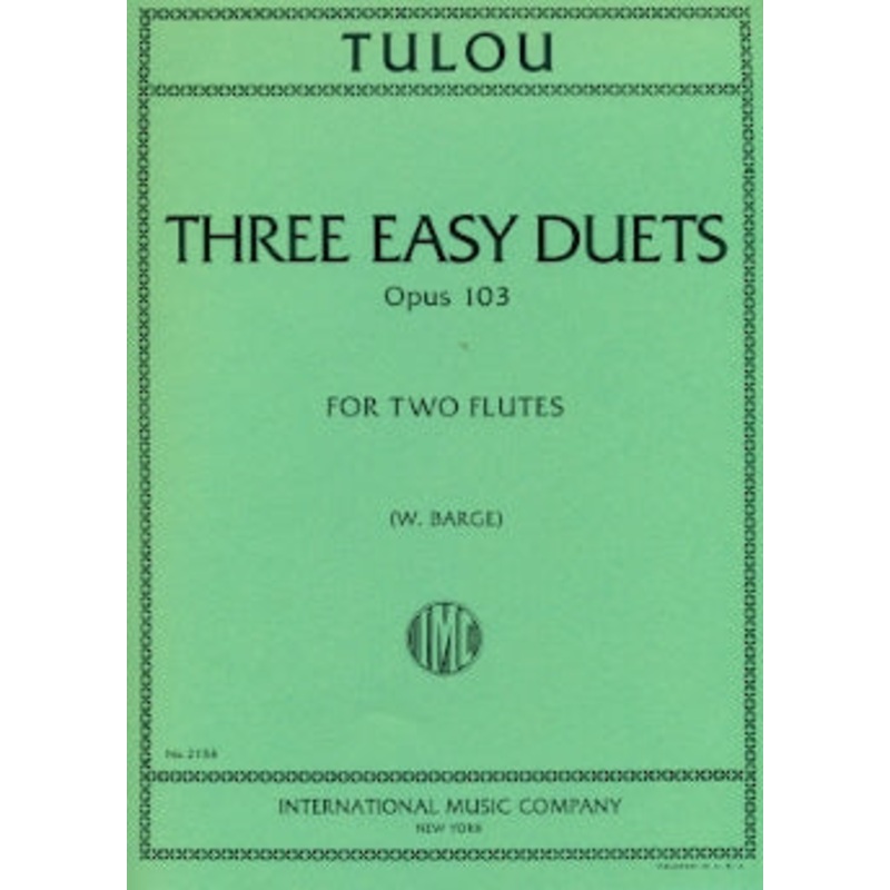 Three Easy Duets, Op. 103