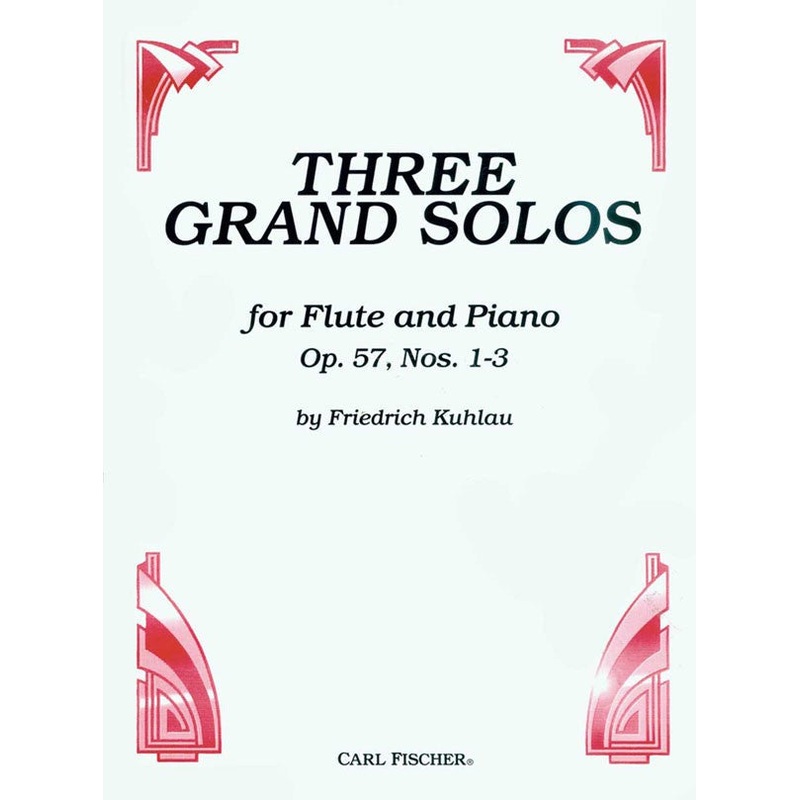 Three Grand Solos, Opus 57 (Flute and Piano)