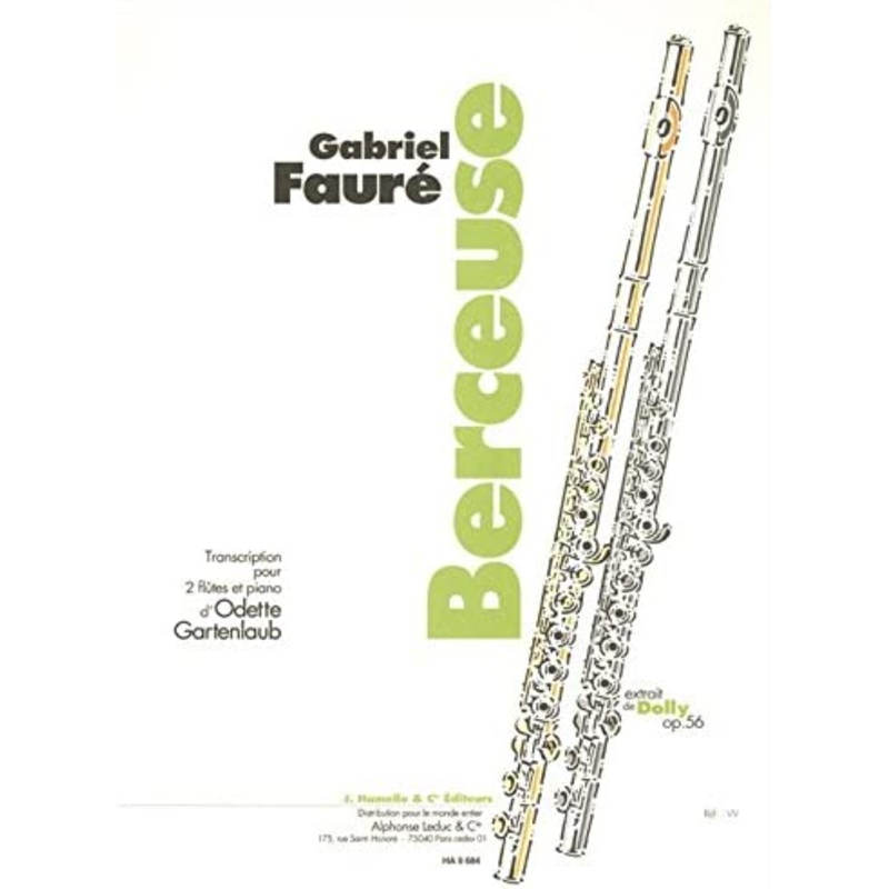 Berceuse No. 1 Dolly Op. 56 (2 Flutes/Piano)