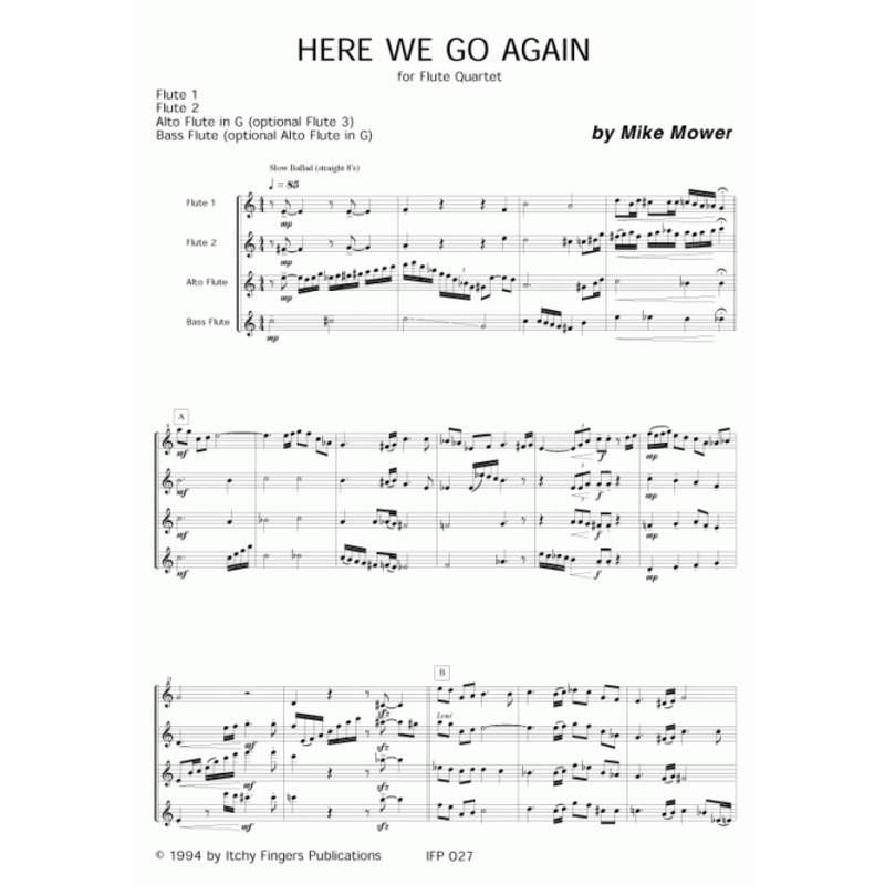 Here We Go Again (4 Flutes)