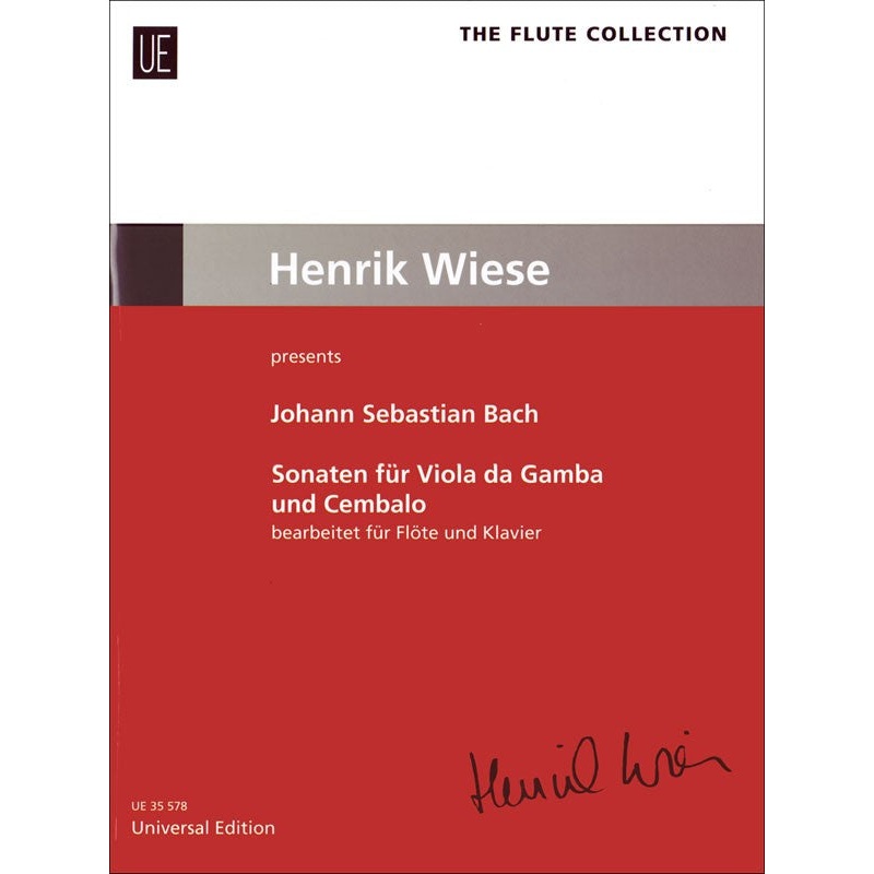 Sonatas (transcribed from Viola da Gamba) (Flute and Piano)