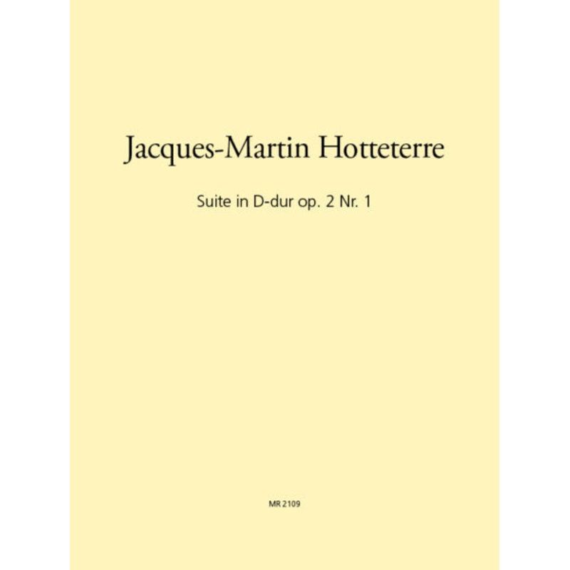Suite in D major, Op. 2 No. 1 (Flute and Piano)