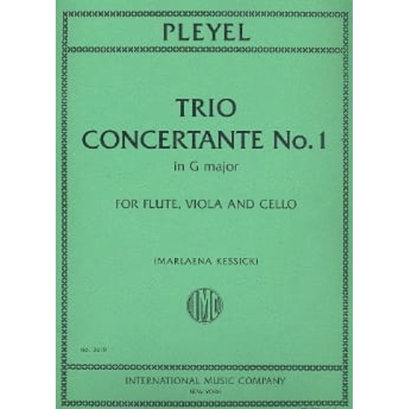 Trio Concertante No. 1 in G Major (Flute and Strings)