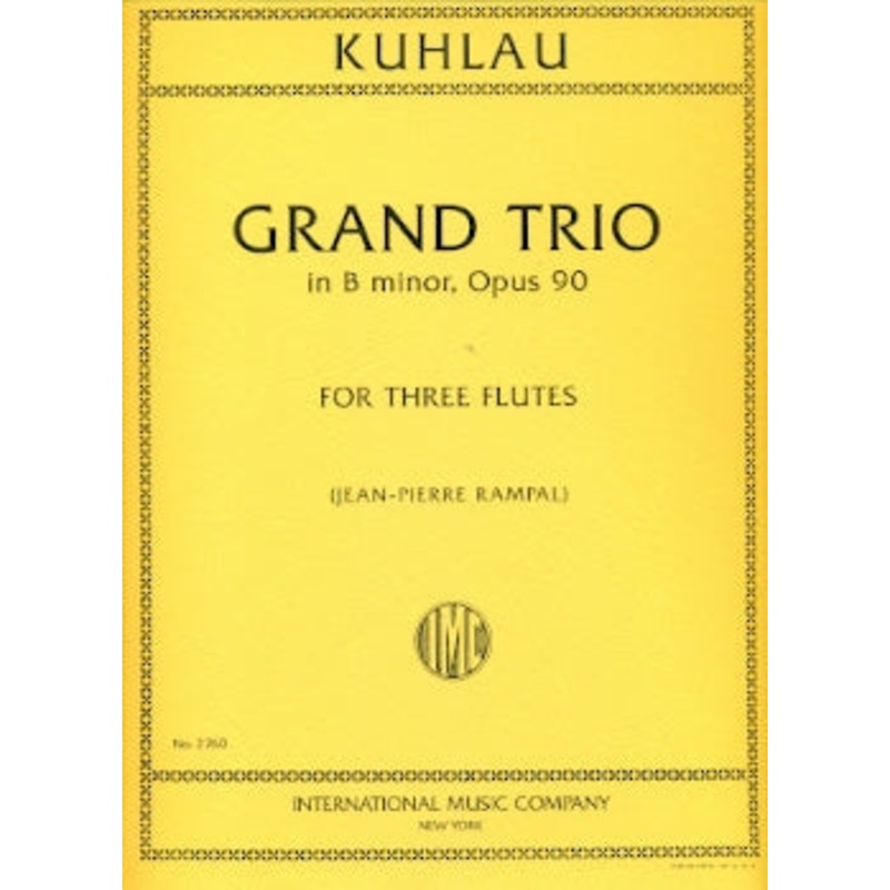 Grand Trio in B minor, Op. 90 (Three Flutes)