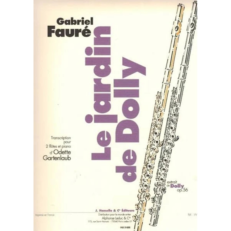 Le Jardin de Dolly from Dolly Op. 56 (2 Flutes and Piano)