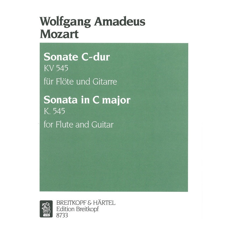 Sonata facile in C major K. 545 (Flute and Guitar)