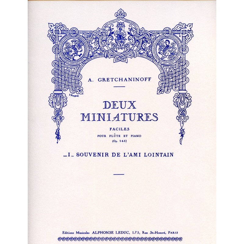 Suite miniature Op.145, No.7: Souvenir de l’Ami lointain (Flute and Piano)