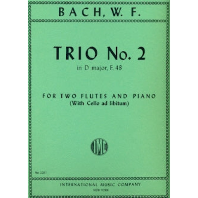 Trio No. 2 in D Major, F. 48 (Two Flutes)