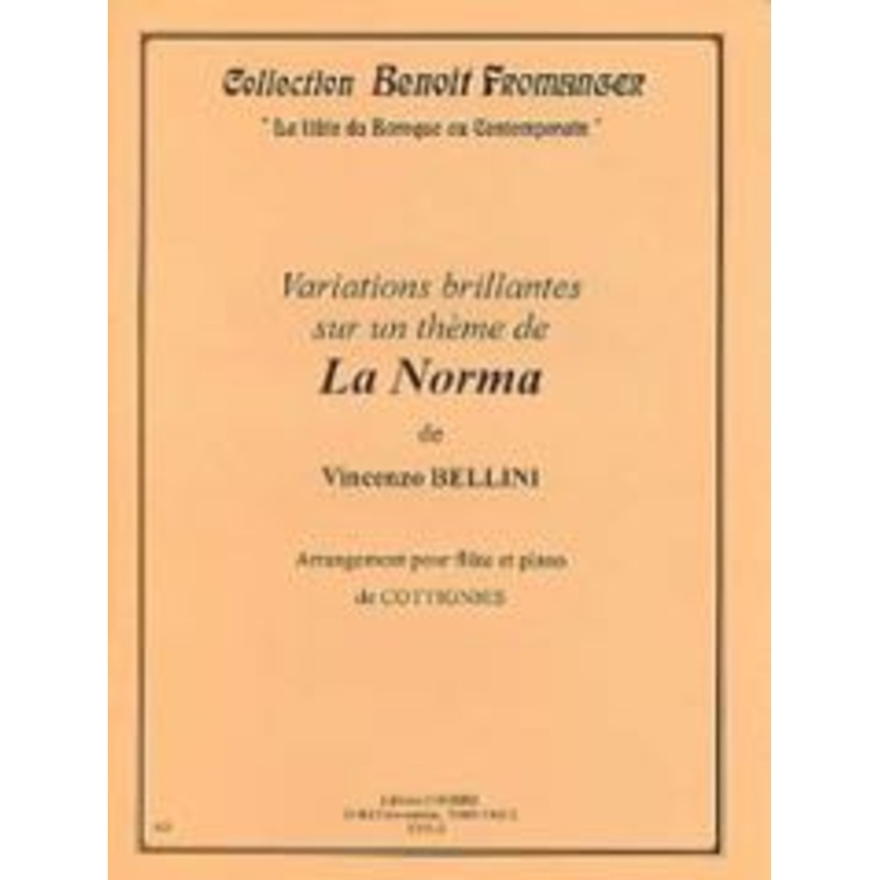 Variations brillantes sur un thme de la Norma (Flute and Piano)