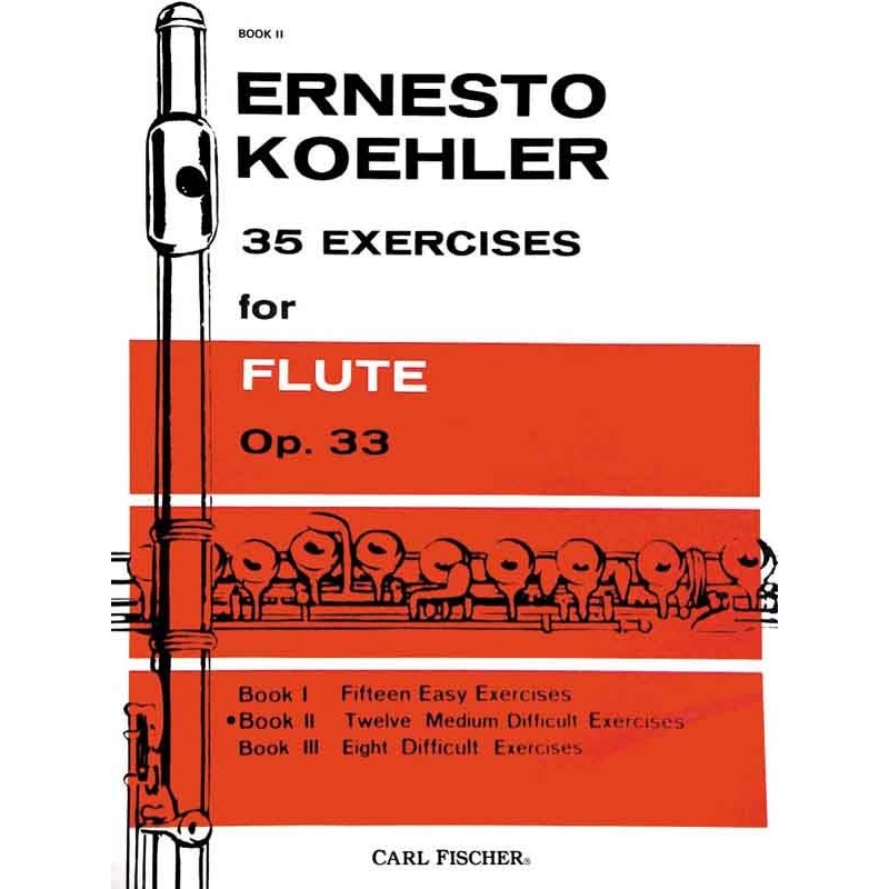 35 Exercises for Flute, Op. 33, Book 2 (Studies and Etudes)