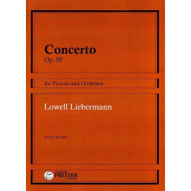 Concerto for Piccolo and Orchestra, Op. 50 (Full Score)