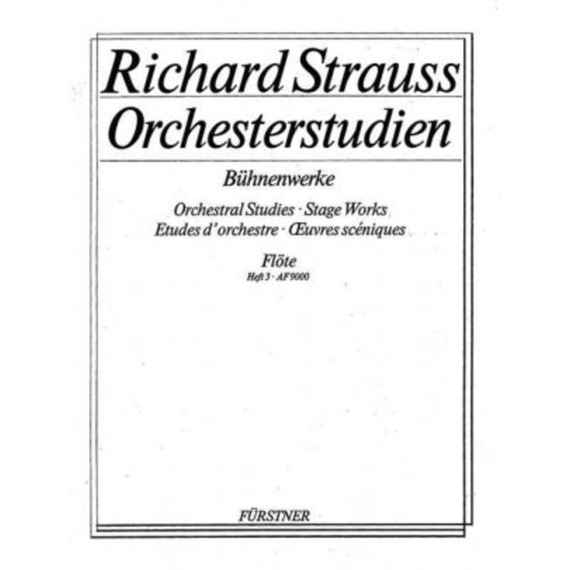 Orchestral Studies (Richard Strauss)  Book 3