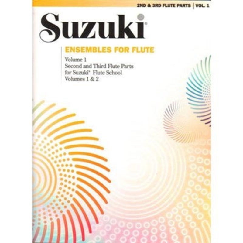 Suzuki Flute School: Ensembles for Flute – Second and Third Flute Parts, Volumes 1 and 2